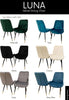 LUNA Velvet Dining Chair for Stylish and Comfortable Seating Experience