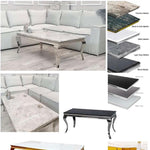 LOUIS Chrome & Gold Coffee Table for Luxurious and Elegant Living Spaces