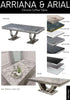 ARRIANA & ARIAL Chrome Coffee Table for Contemporary and Stylish Living Spaces