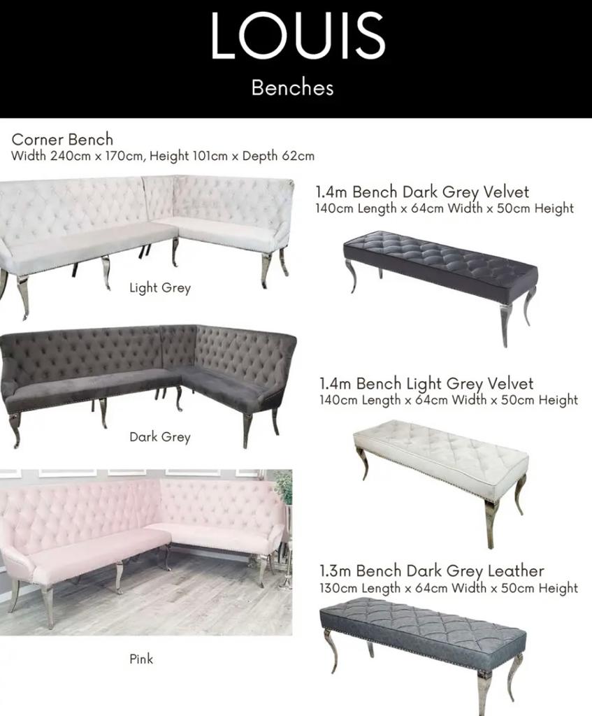 LOUIS Benches for Stylish and Functional Accommodation